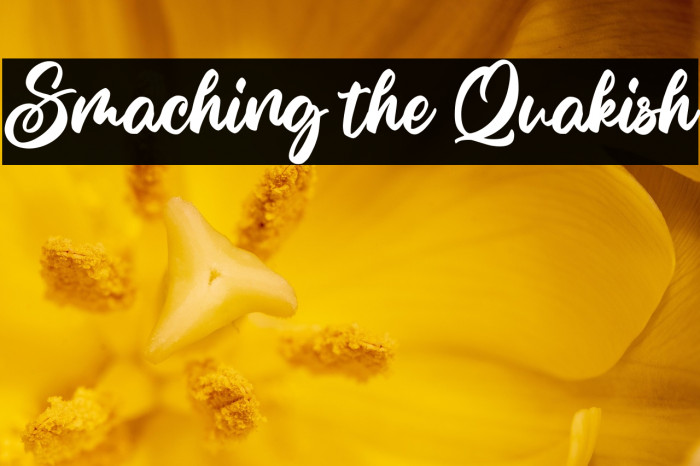 Smaching the Quakish Example 2