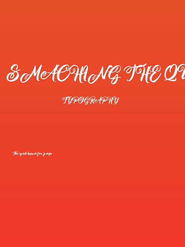 Smaching the Quakish Poster