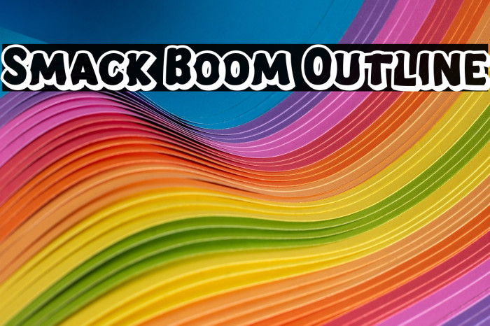 Smack Boom Outline Example 2