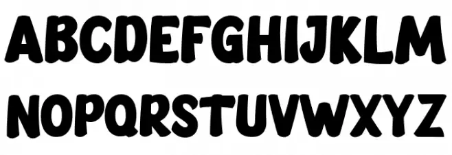 Smack Boom Regular Schriftart Groß