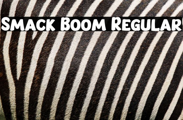 Smack Boom Regular Example 2