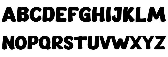 Smack Boom Regular Font LOWERCASE