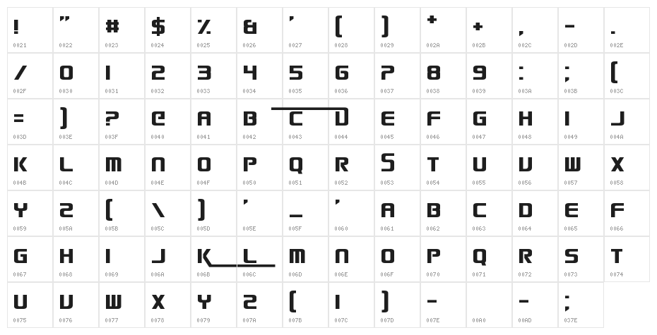 Smack Laideth Down 2016 Character Map