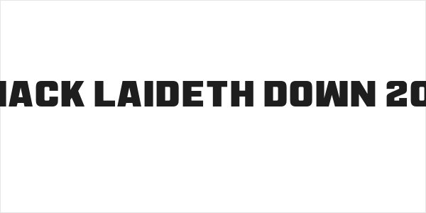 Smack Laideth Down 2019 Logo