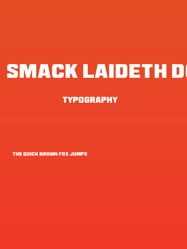 Smack Laideth Down 2019 Poster