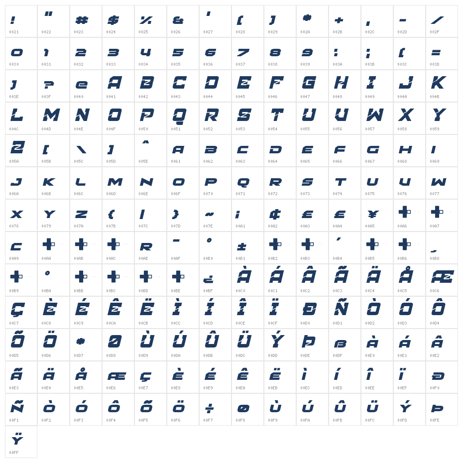 Smack Laideth Down 2024 Character Map