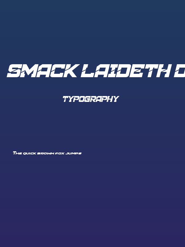 Smack Laideth Down 2024 Poster