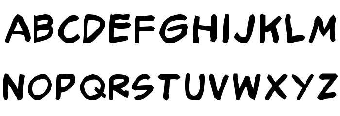 Smack Typographik Font LOWERCASE
