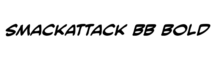 SmackAttack BB Bold Font