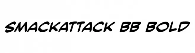 SmackAttack BB Bold  フリーフォントのダウンロード
