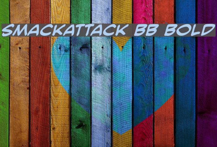 SmackAttack BB Bold Font examples