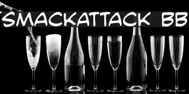 SmackAttack BB Font examples