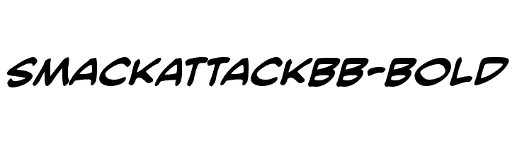 SmackAttackBB-Bold  Free Fonts Download