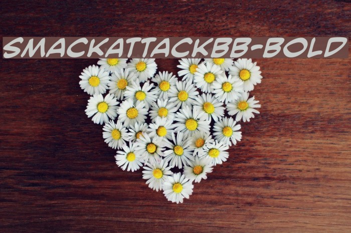 SmackAttackBB-Bold Font examples