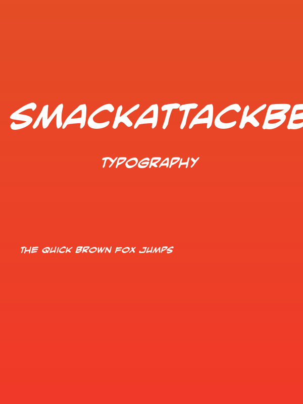 SmackAttackBB-Bold Poster