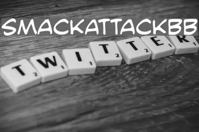 SmackAttackBB Font examples