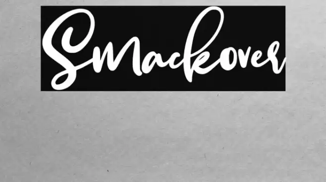Smackover Font examples
