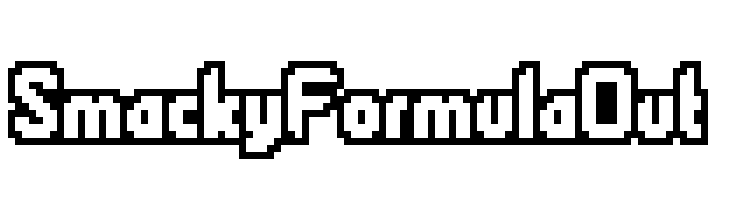 SmackyFormulaOut  नि: शुल्क फ़ॉन्ट्स डाउनलोड