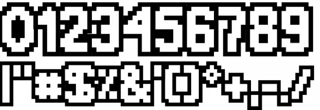 SmackyFormulaOut Font OTHER CHARS