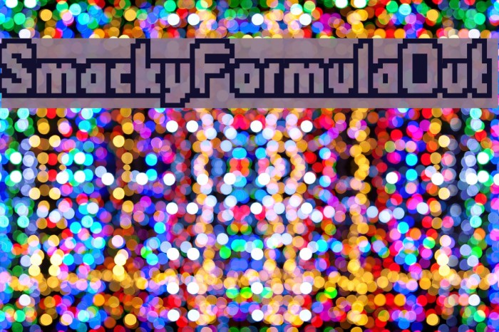 SmackyFormulaOut Example 2