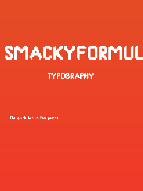 SmackyFormula Poster