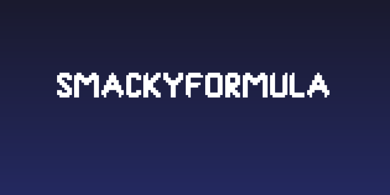 SmackyFormula Social Header