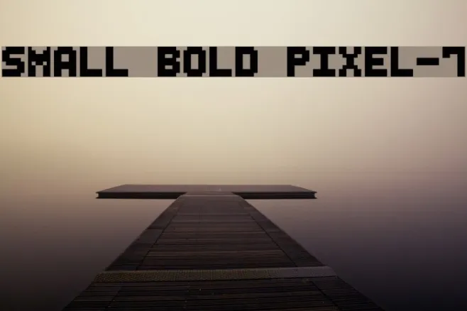 Small Bold Pixel-7 Example 1