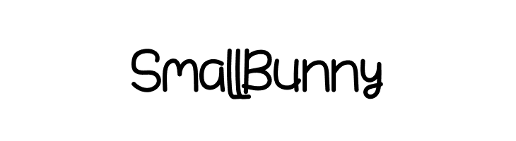 Small Bunny  Frei Schriftart Herunterladen