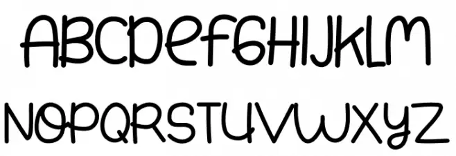 Small Bunny Schriftart Groß
