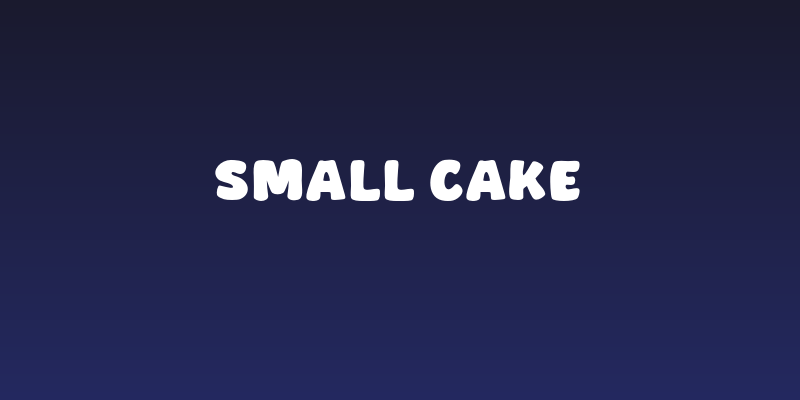 Small Cake Social Header