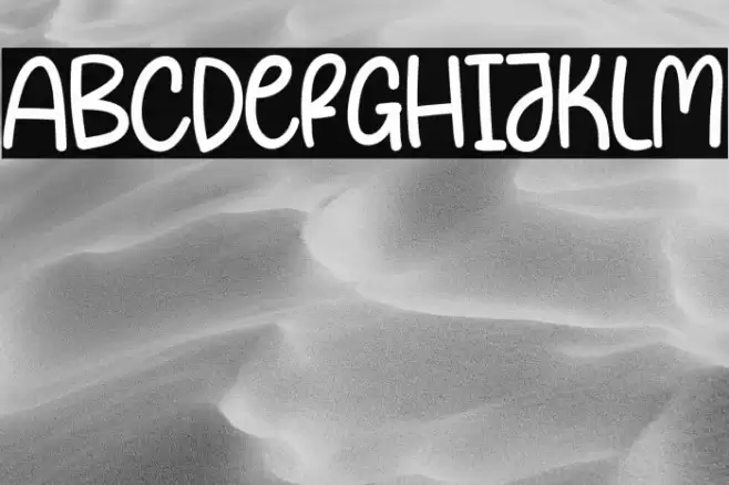 Small Child Font examples