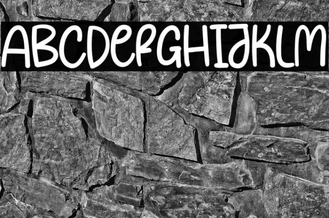 Small Child Font examples