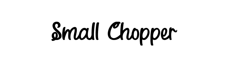 Small Chopper  font caratteri gratis