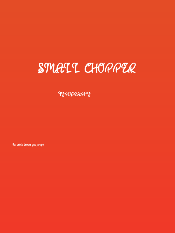 Small Chopper Poster