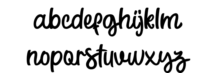 Small Chopper Font LOWERCASE