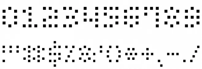 Small Dot Digital-7 Font OTHER CHARS