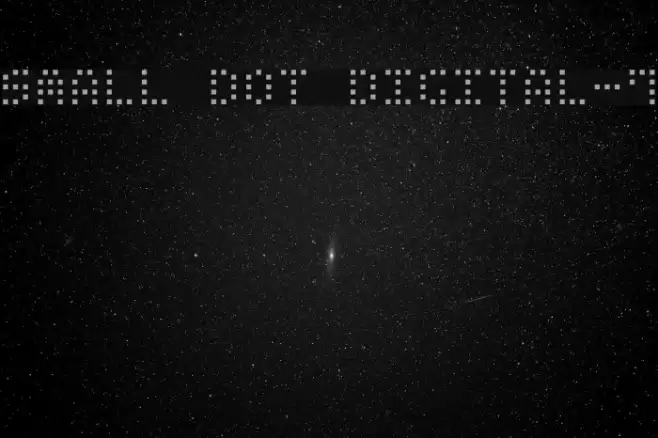 Small Dot Digital-7 Font examples