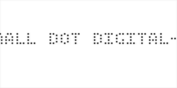 Small Dot Digital-7 Logo