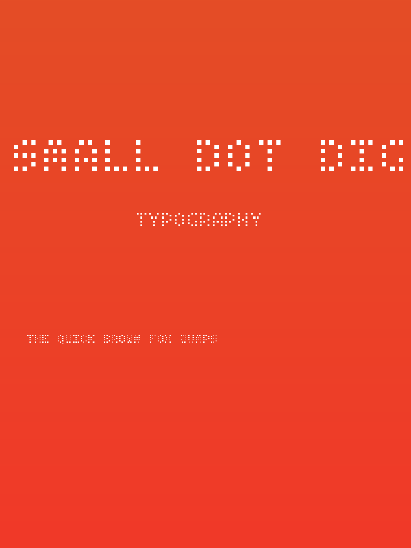 Small Dot Digital-7 Poster