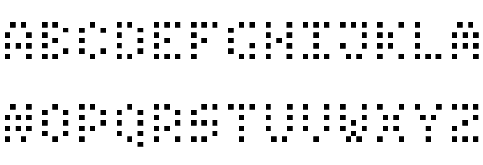 Small Dot Digital-7 Font LOWERCASE