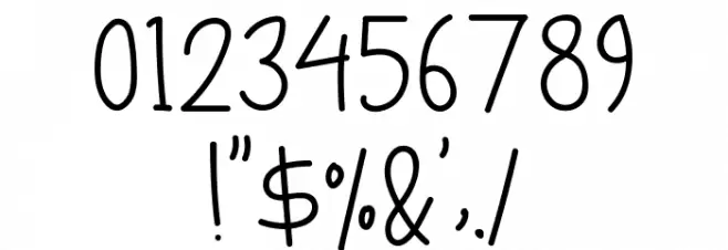 Small Handy Font OTHER CHARS