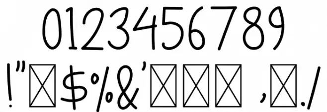 Small Handy Font OTHER CHARS