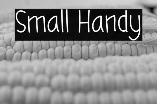 Small Handy Font examples