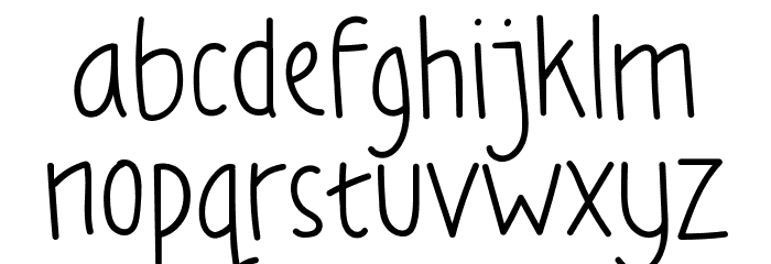 Small Handy Font LOWERCASE
