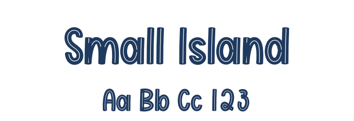 Small Island Font Preview