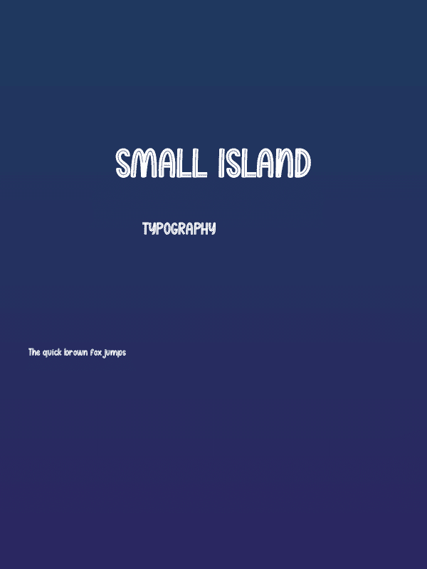 Small Island Poster