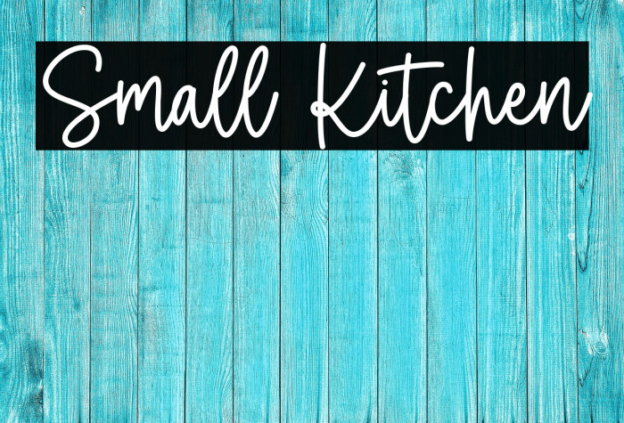 Small Kitchen Font examples