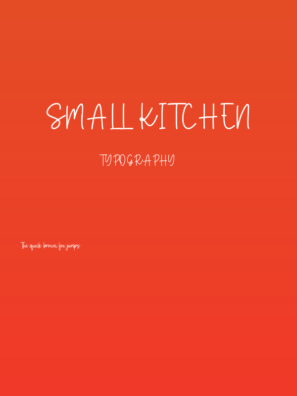 Small Kitchen Poster