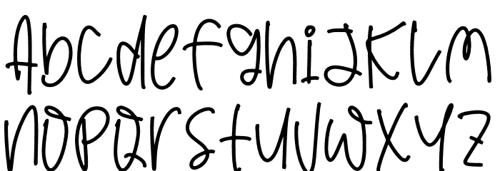 Small Krowstar Font UPPERCASE