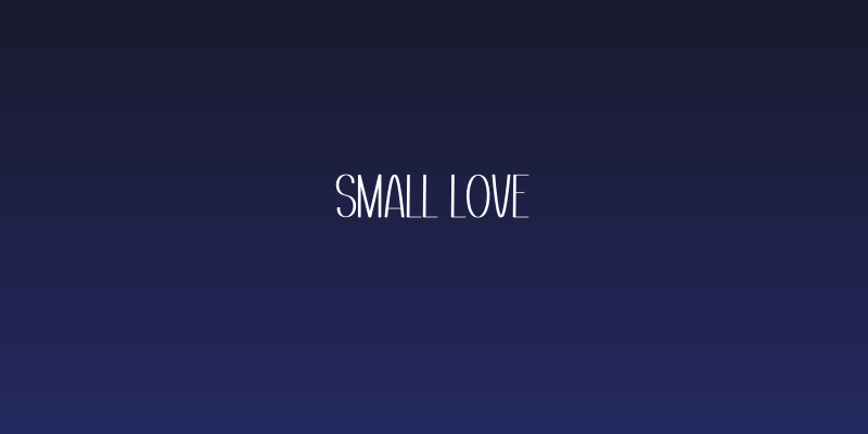 Small Love Social Header